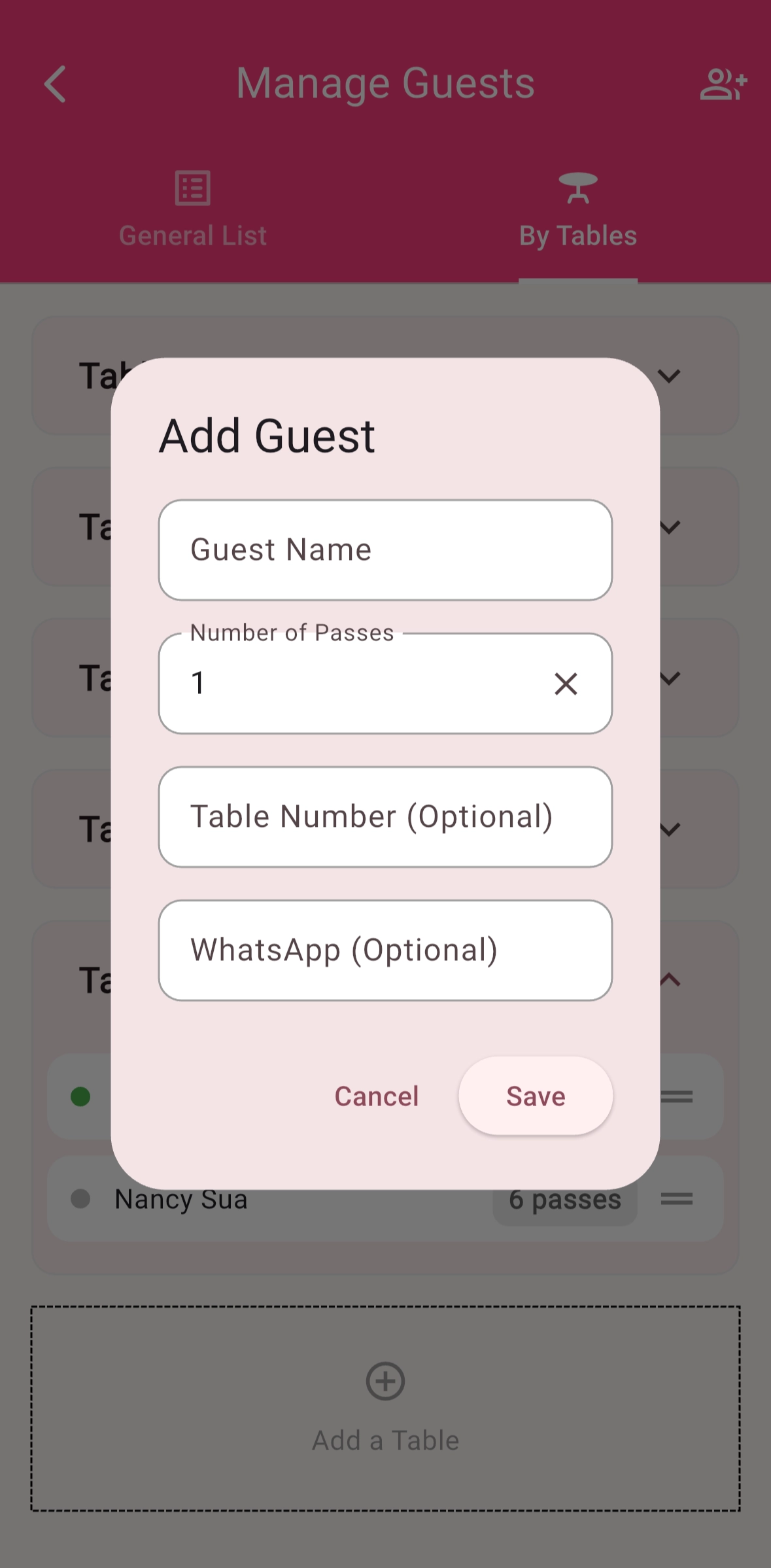 Add Guest