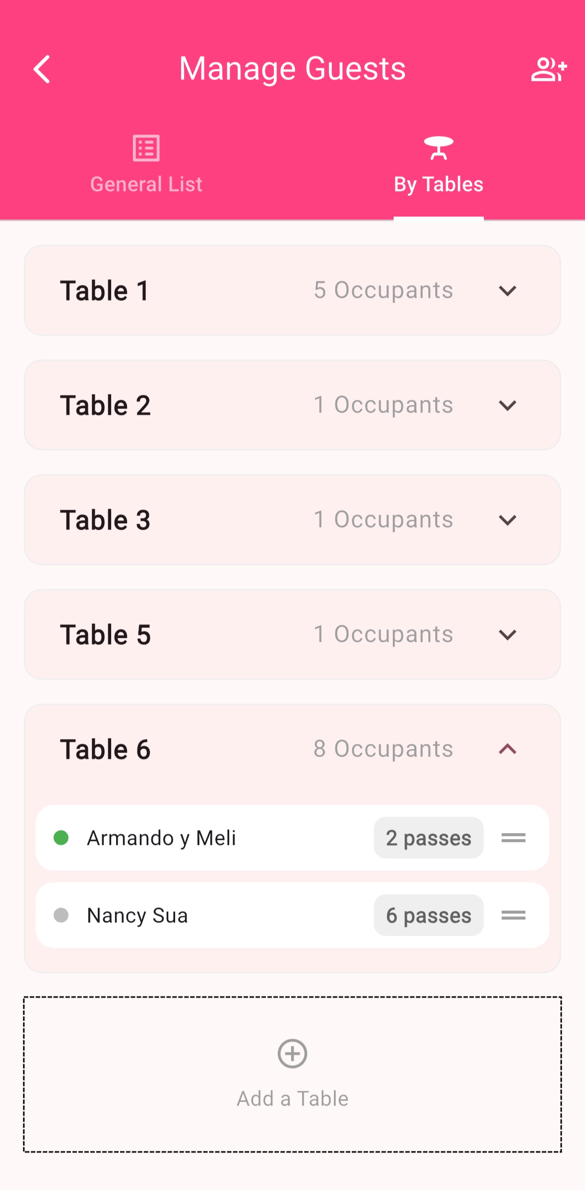 Table Organizer