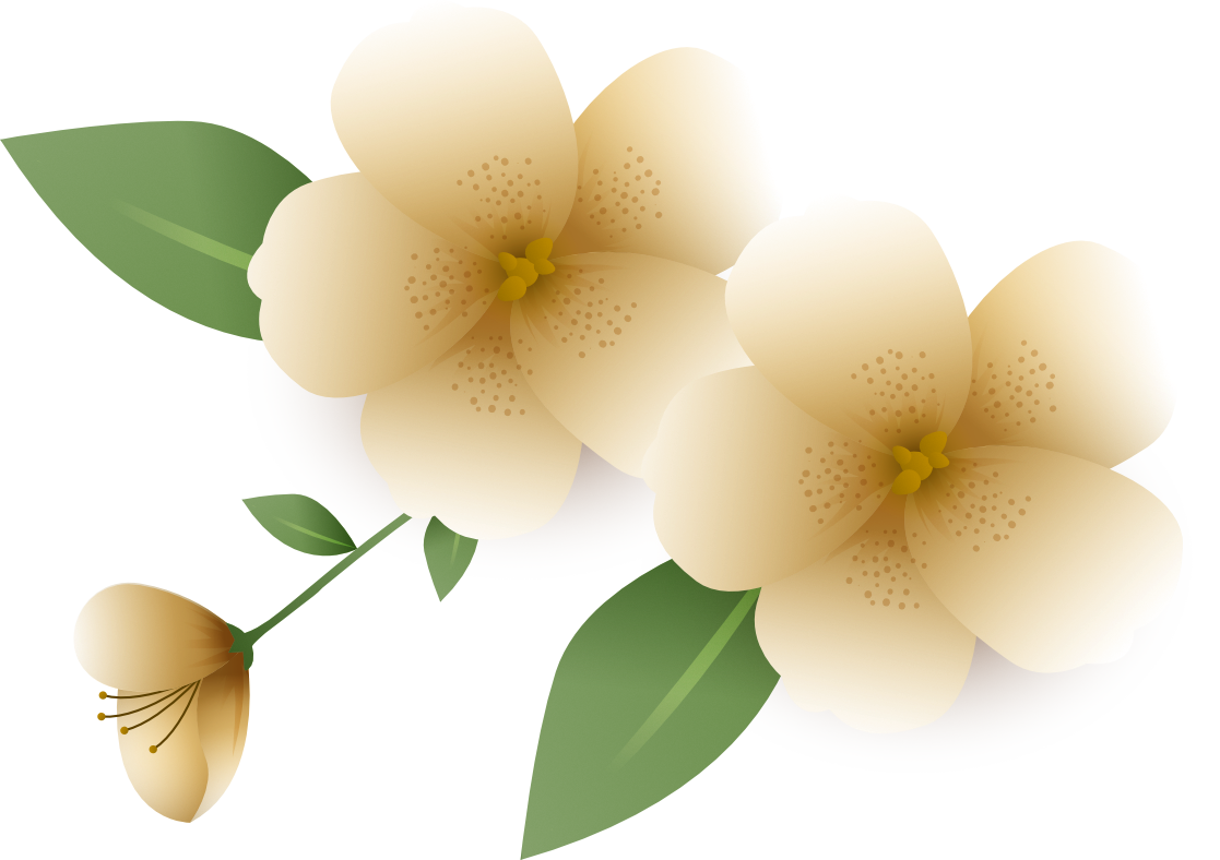 Decoración floral izquierda